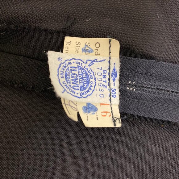 NWT Vintage 1960s Gino Charles for Neusteters Black Cocktail Dress, Size 12/14 - Picture 9 of 11